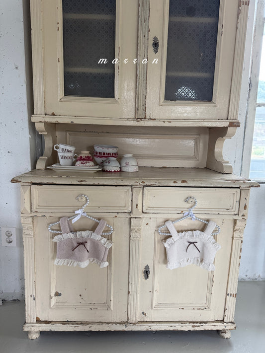 韓國童裝 25秋冬 | MA25446 RIBBON FUR BUSTIER (BABY & KIDS)