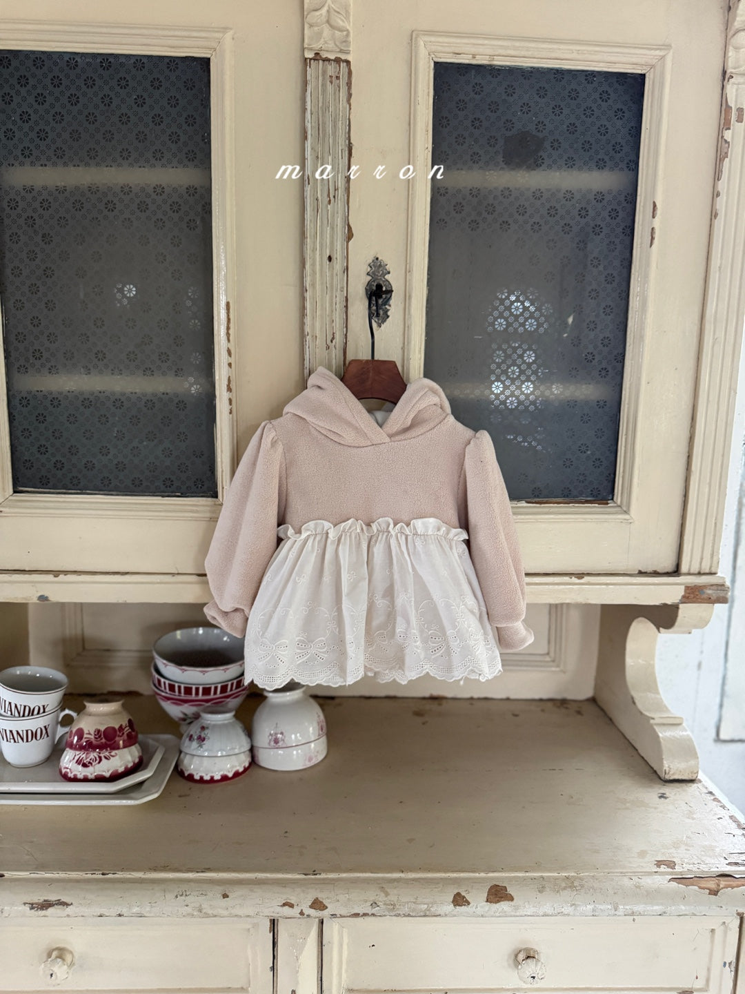 韓國童裝 25秋冬 | MA254244 RABBIT HOODED TEE  (BABY & KIDS)