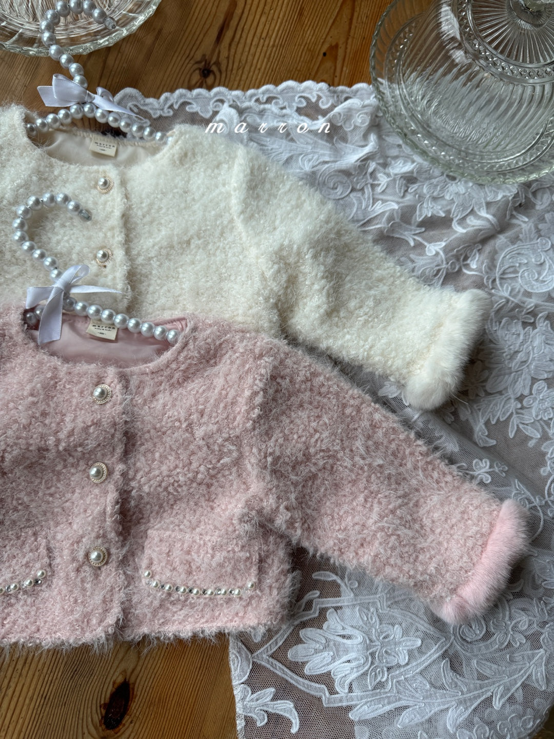 韓國童裝 25秋冬 | MA25449 PEARL JACKET (BABY & KIDS)