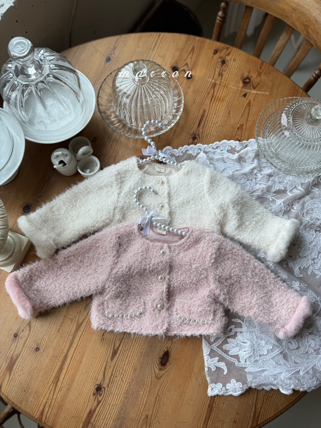 韓國童裝 25秋冬 | MA25449 PEARL JACKET (BABY & KIDS)