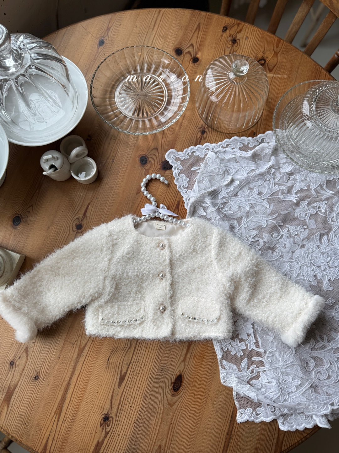 韓國童裝 25秋冬 | MA25449 PEARL JACKET (BABY & KIDS)