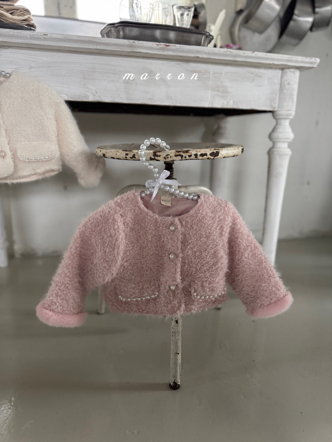 韓國童裝 25秋冬 | MA25449 PEARL JACKET (BABY & KIDS)