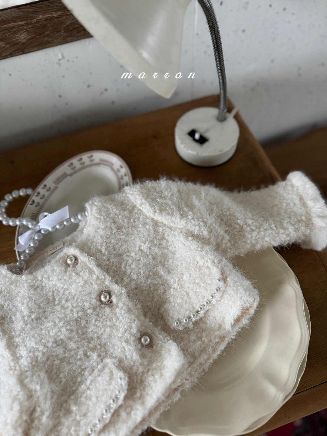 韓國童裝 25秋冬 | MA25449 PEARL JACKET (BABY & KIDS)