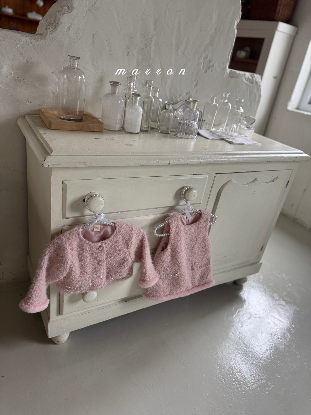 韓國童裝 25秋冬 | MA25450 PEARL DRESS (BABY & KIDS)