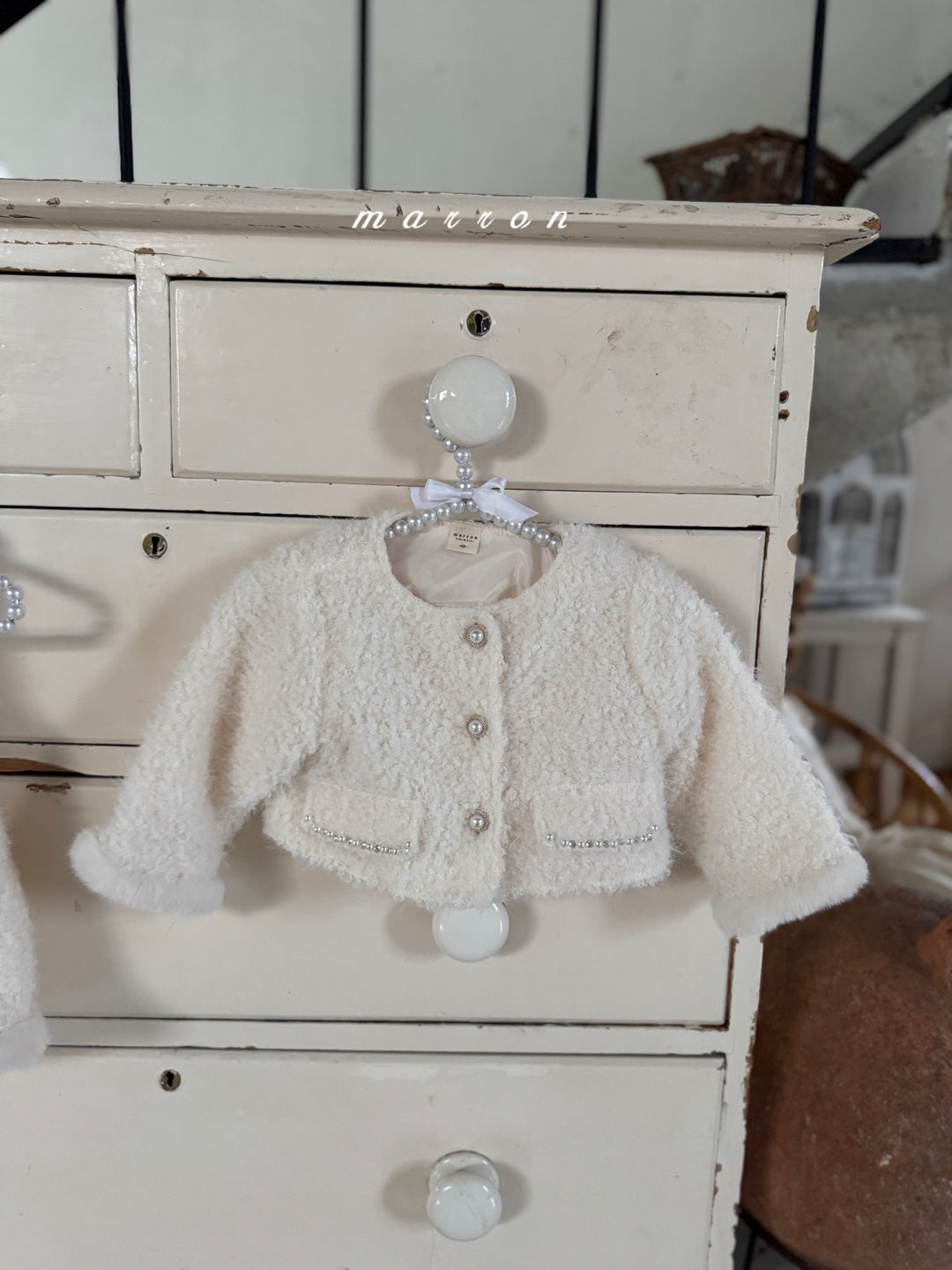 韓國童裝 25秋冬 | MA25449 PEARL JACKET (BABY & KIDS)