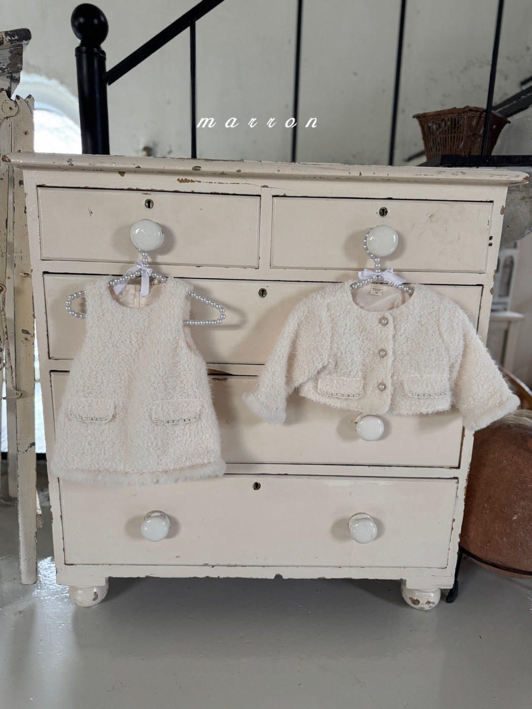 韓國童裝 25秋冬 | MA25449 PEARL JACKET (BABY & KIDS)