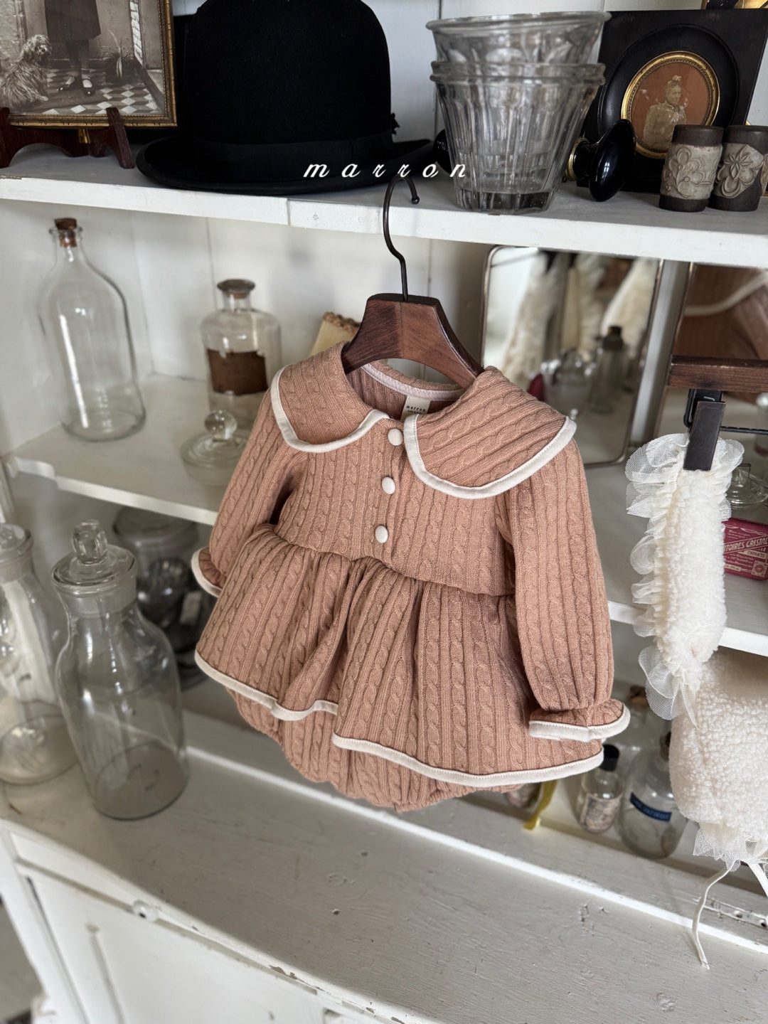 韓國童裝 25秋冬 | MA25411  FRIEL KNIT BABY SUIT