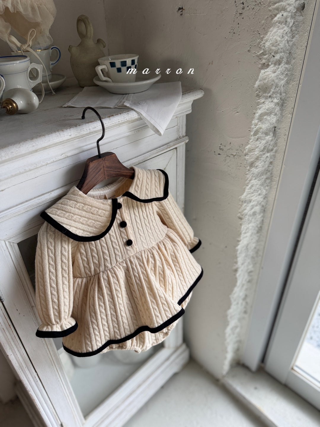 韓國童裝 25秋冬 | MA25411  FRIEL KNIT BABY SUIT
