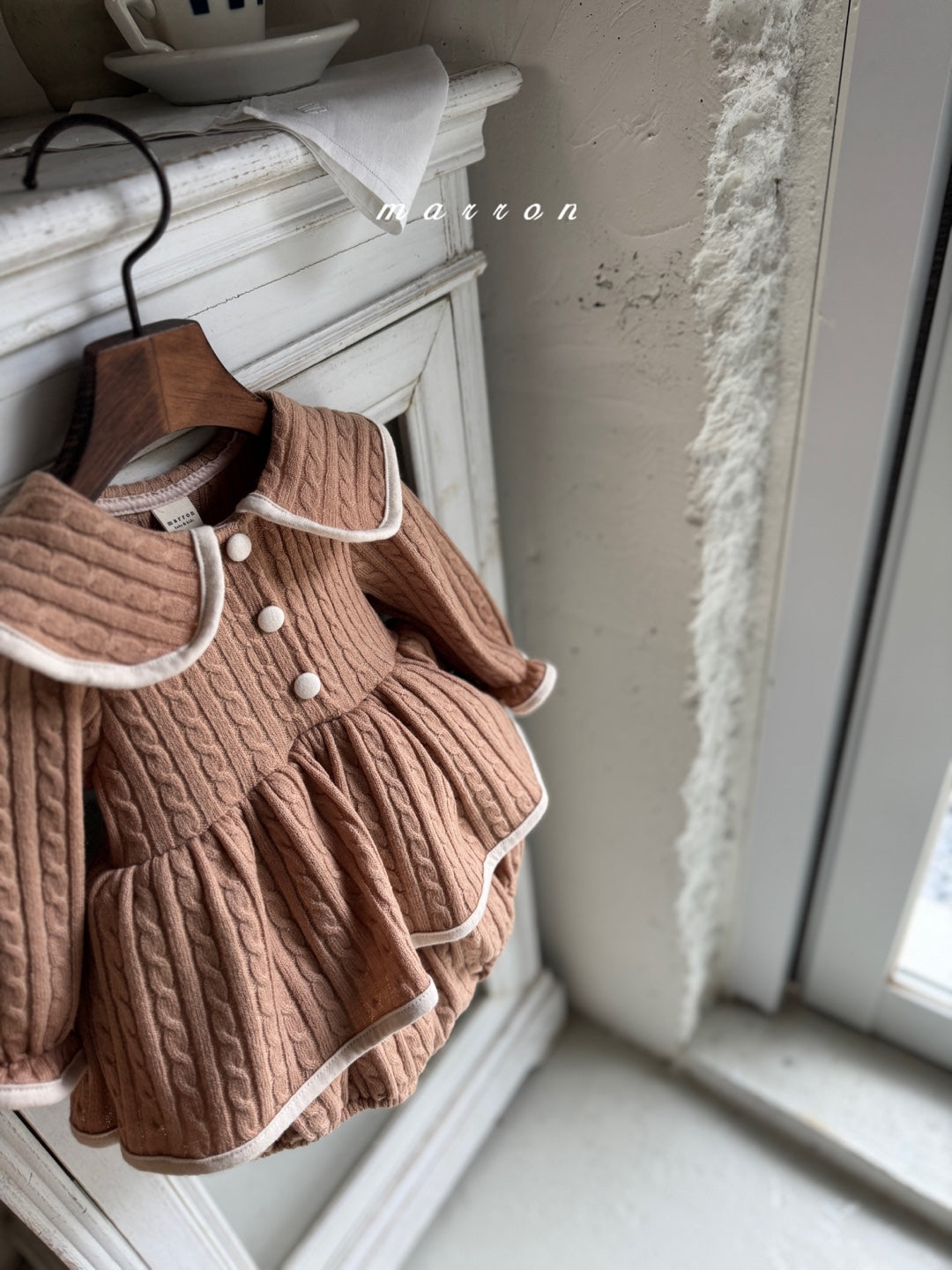 韓國童裝 25秋冬 | MA25411  FRIEL KNIT BABY SUIT