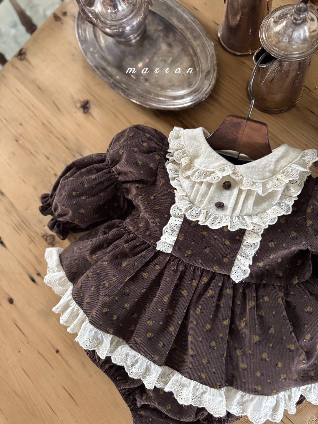 韓國童裝 25秋冬 | MA25404 ROSE BABY SUIT