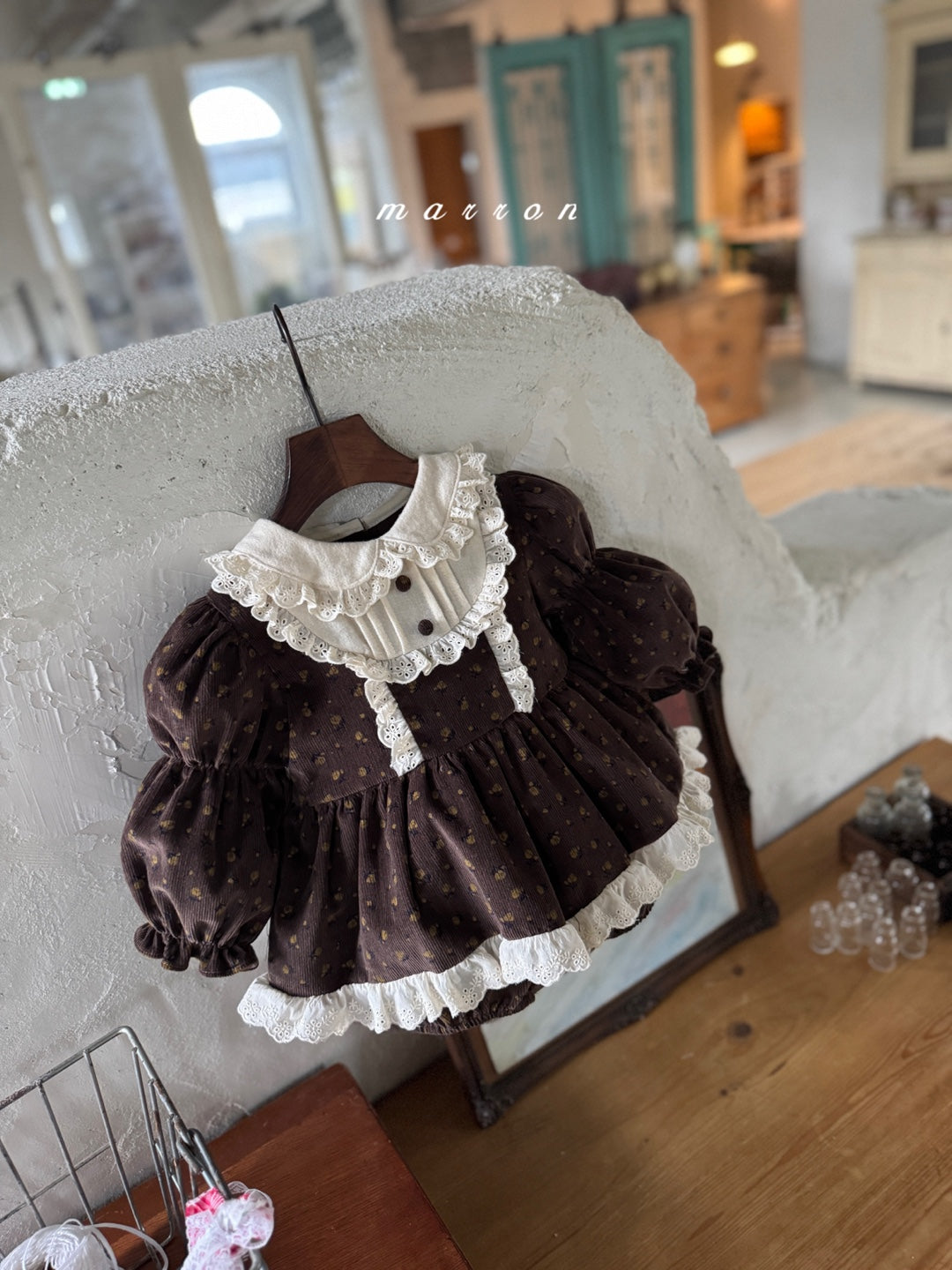 韓國童裝 25秋冬 | MA25404 ROSE BABY SUIT