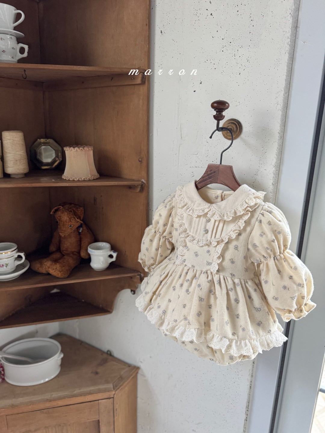 韓國童裝 25秋冬 | MA25404 ROSE BABY SUIT