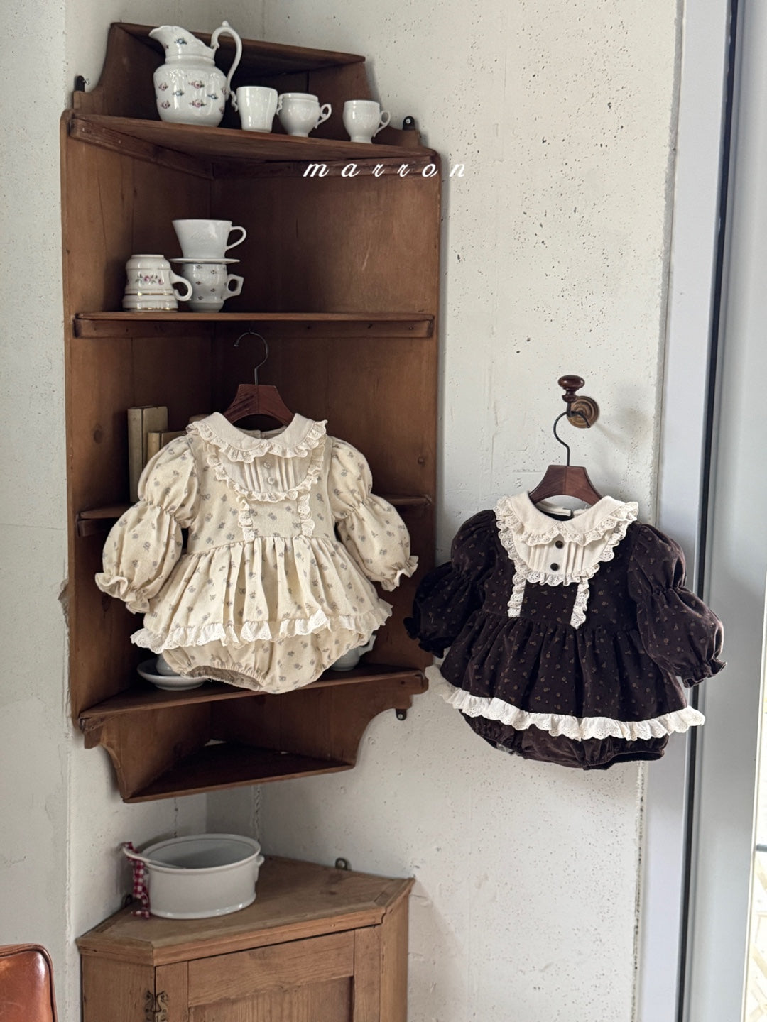 韓國童裝 25秋冬 | MA25404 ROSE BABY SUIT