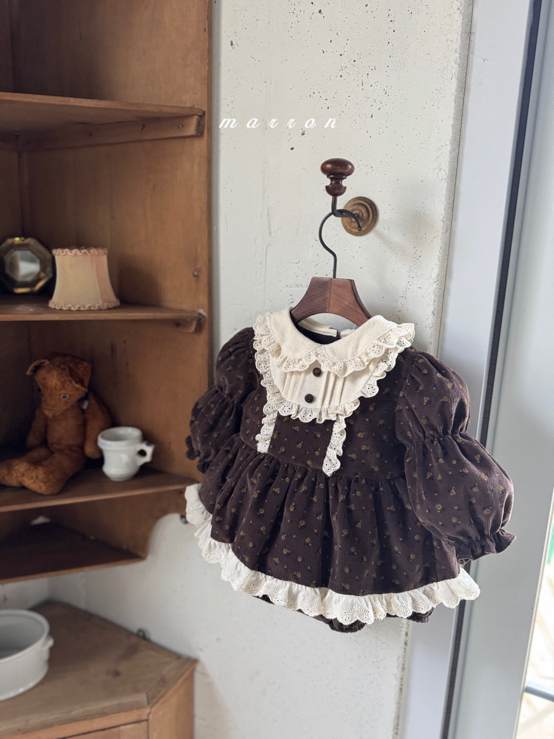 韓國童裝 25秋冬 | MA25404 ROSE BABY SUIT