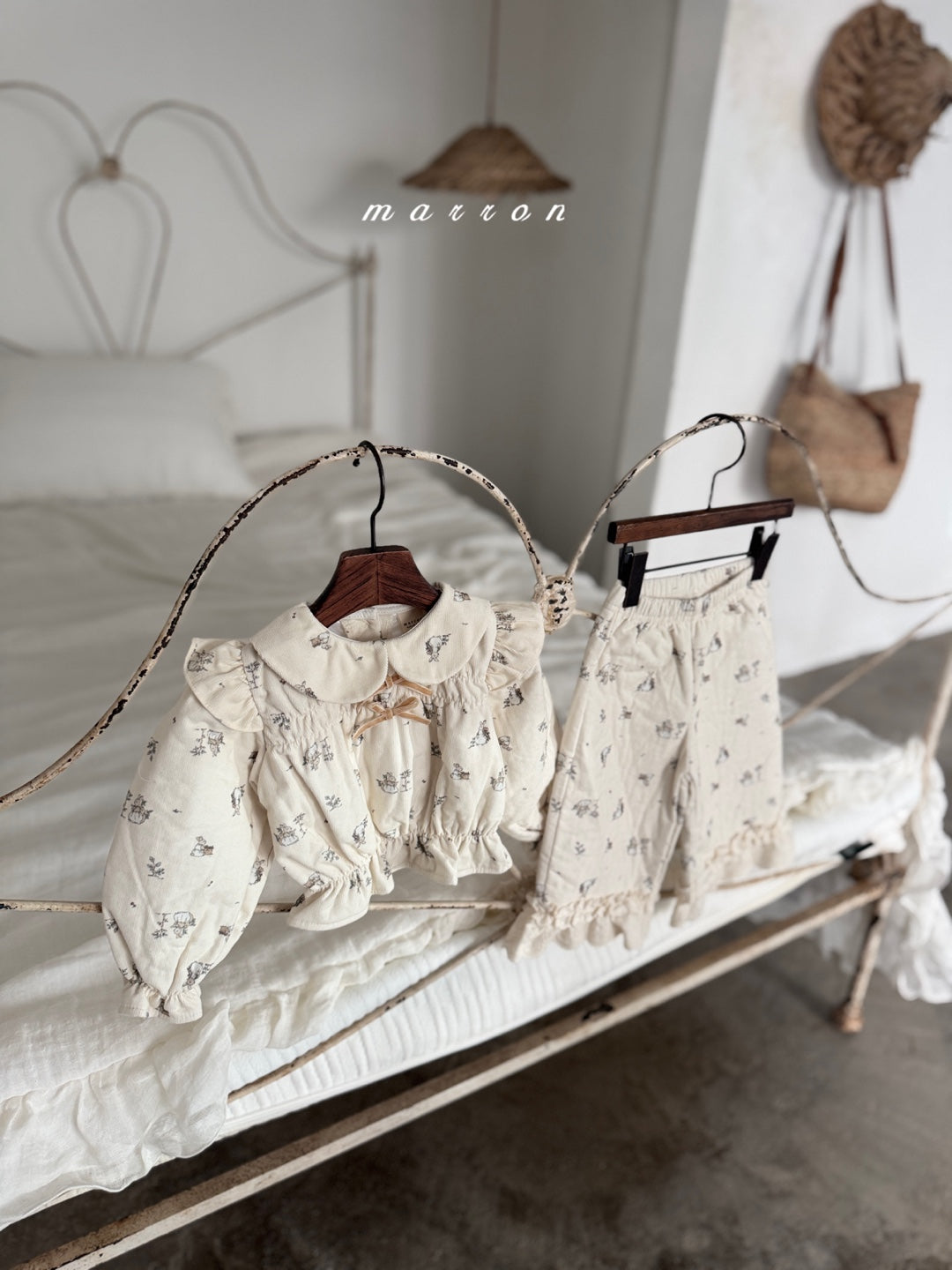 韓國童裝 25秋冬 | MA25443 RABBIT PANTS  (BABY & KIDS)  (Cotton Bonded)