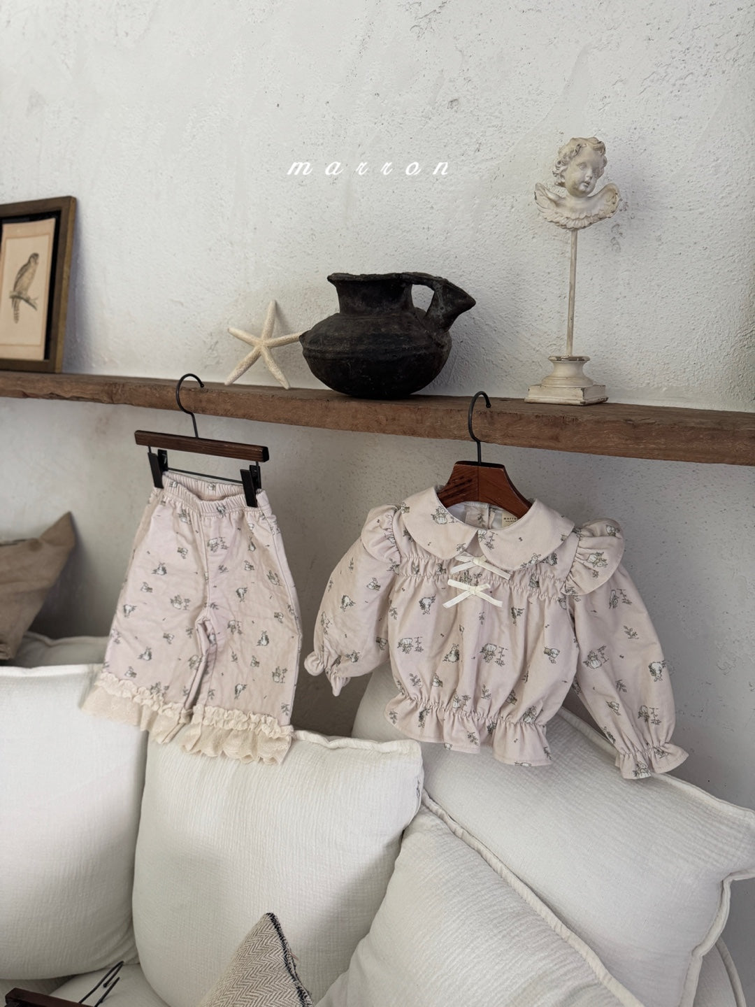 韓國童裝 25秋冬 | MA25443 RABBIT PANTS  (BABY & KIDS)  (Cotton Bonded)