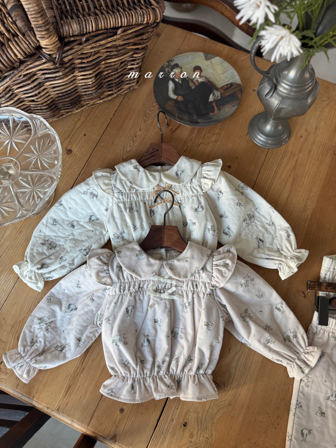 韓國童裝 25秋冬 | MA25442 RABBIT BLOUSE (BABY & KIDS)  (Cotton Bonded)