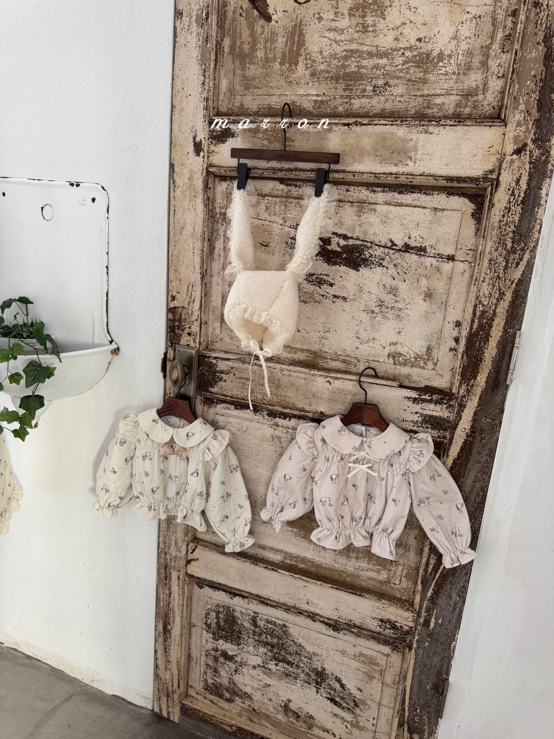 韓國童裝 25秋冬 | MA25442 RABBIT BLOUSE (BABY & KIDS)  (Cotton Bonded)