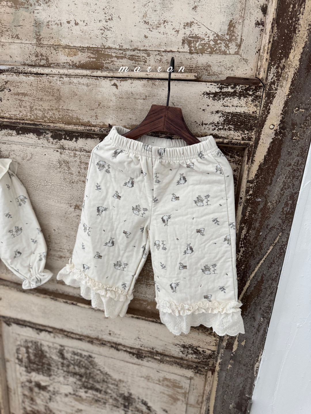 韓國童裝 25秋冬 | MA25443 RABBIT PANTS  (BABY & KIDS)  (Cotton Bonded)