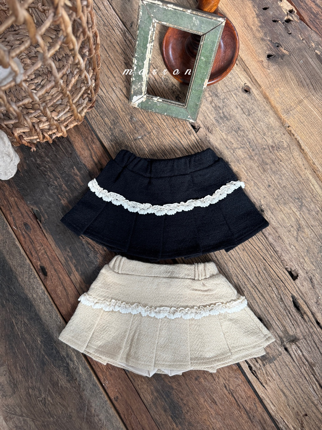 韓國童裝 25秋冬 | MA25437 CASTLE CARDIGAN  + SKIRT SET  (BABY & KIDS)