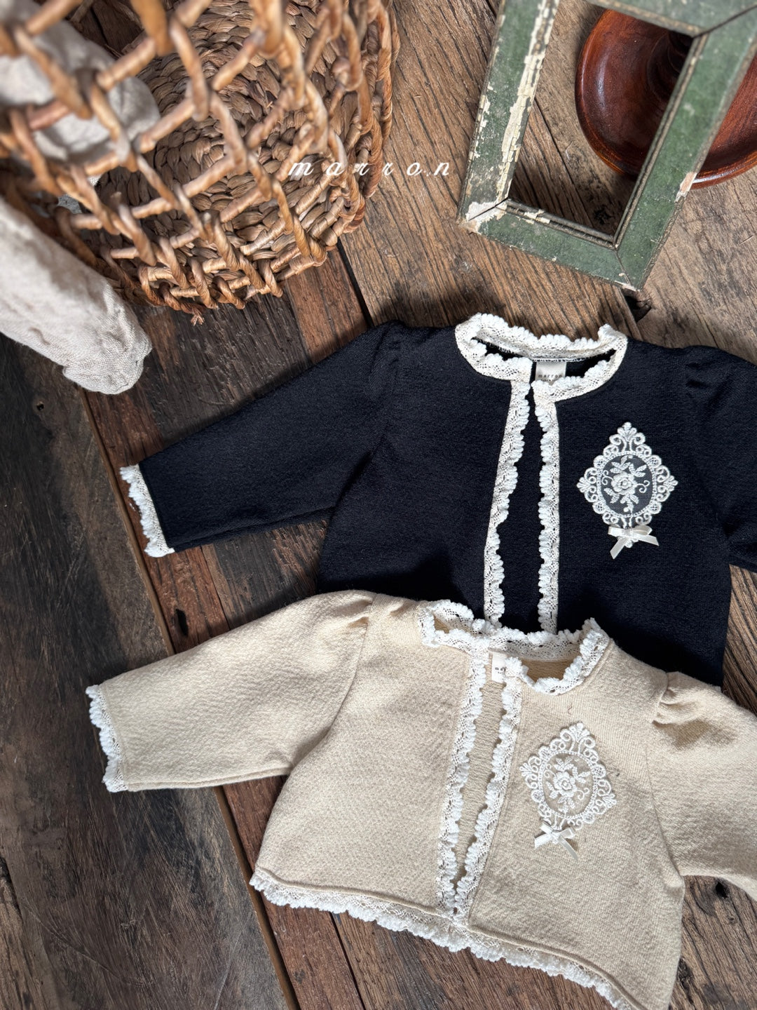 韓國童裝 25秋冬 | MA25437 CASTLE CARDIGAN  + SKIRT SET  (BABY & KIDS)