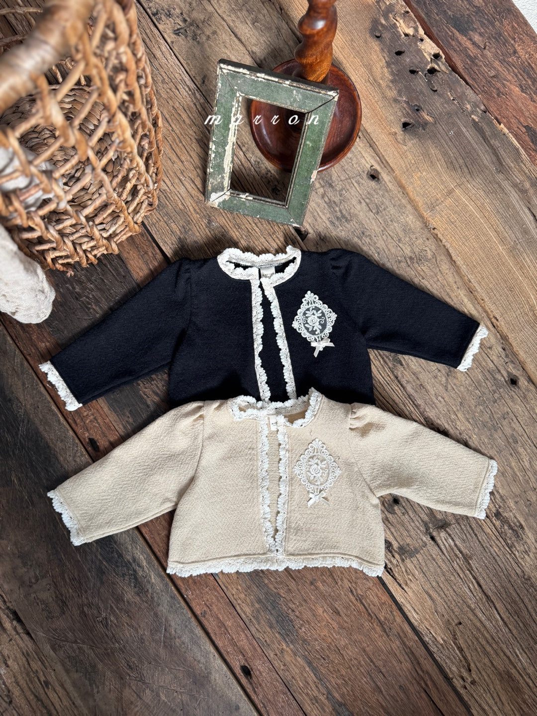 韓國童裝 25秋冬 | MA25437 CASTLE CARDIGAN  + SKIRT SET  (BABY & KIDS)