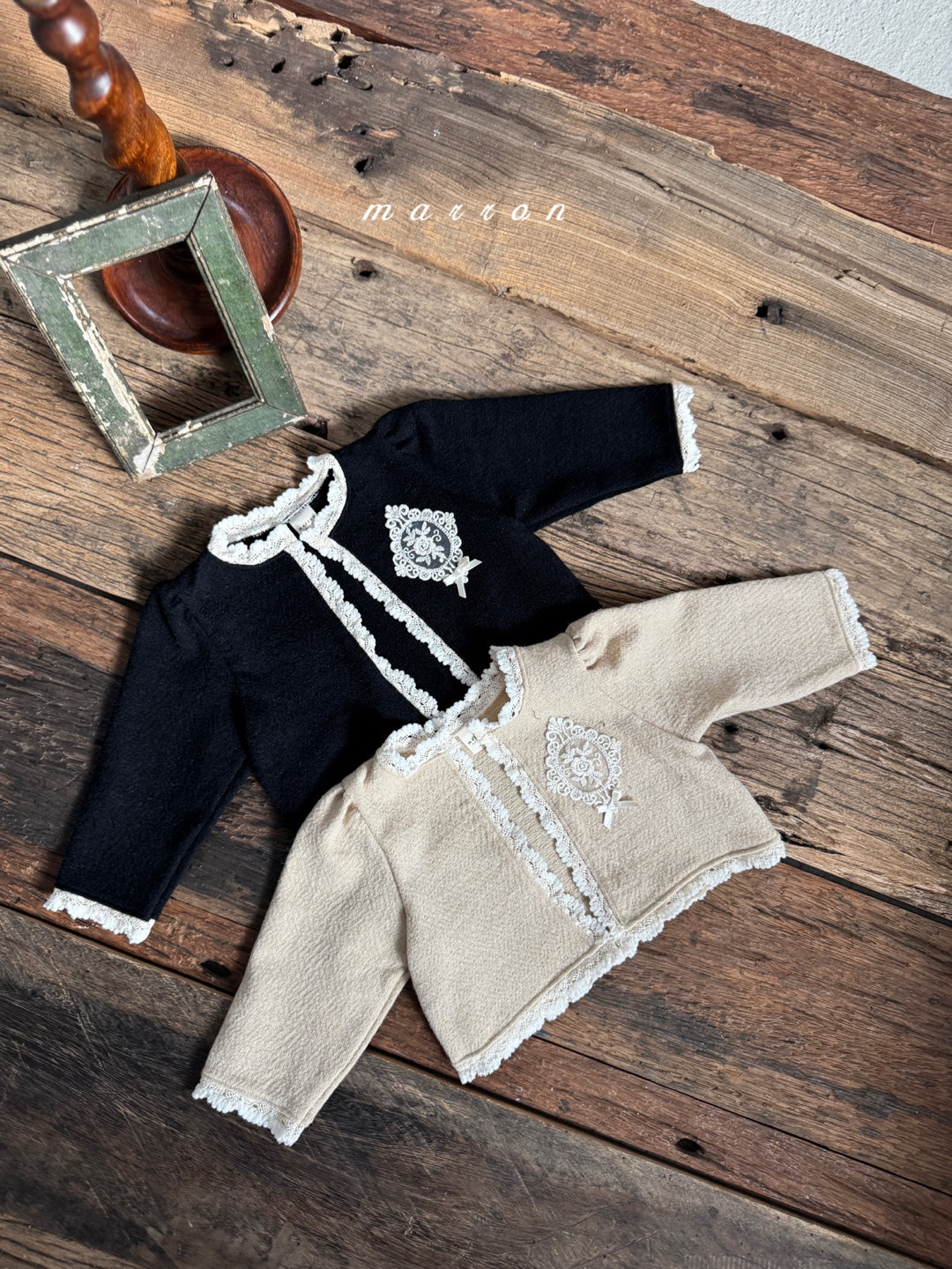 韓國童裝 25秋冬 | MA25437 CASTLE CARDIGAN  + SKIRT SET  (BABY & KIDS)