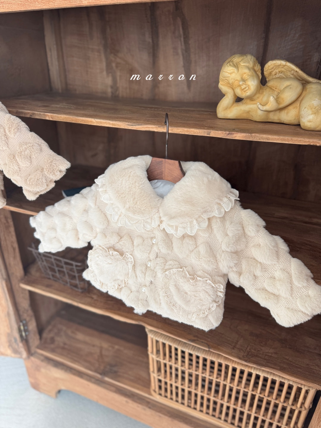 韓國童裝 25秋冬 | MA25422 HEART FUT JACKET (BABY & KIDS)