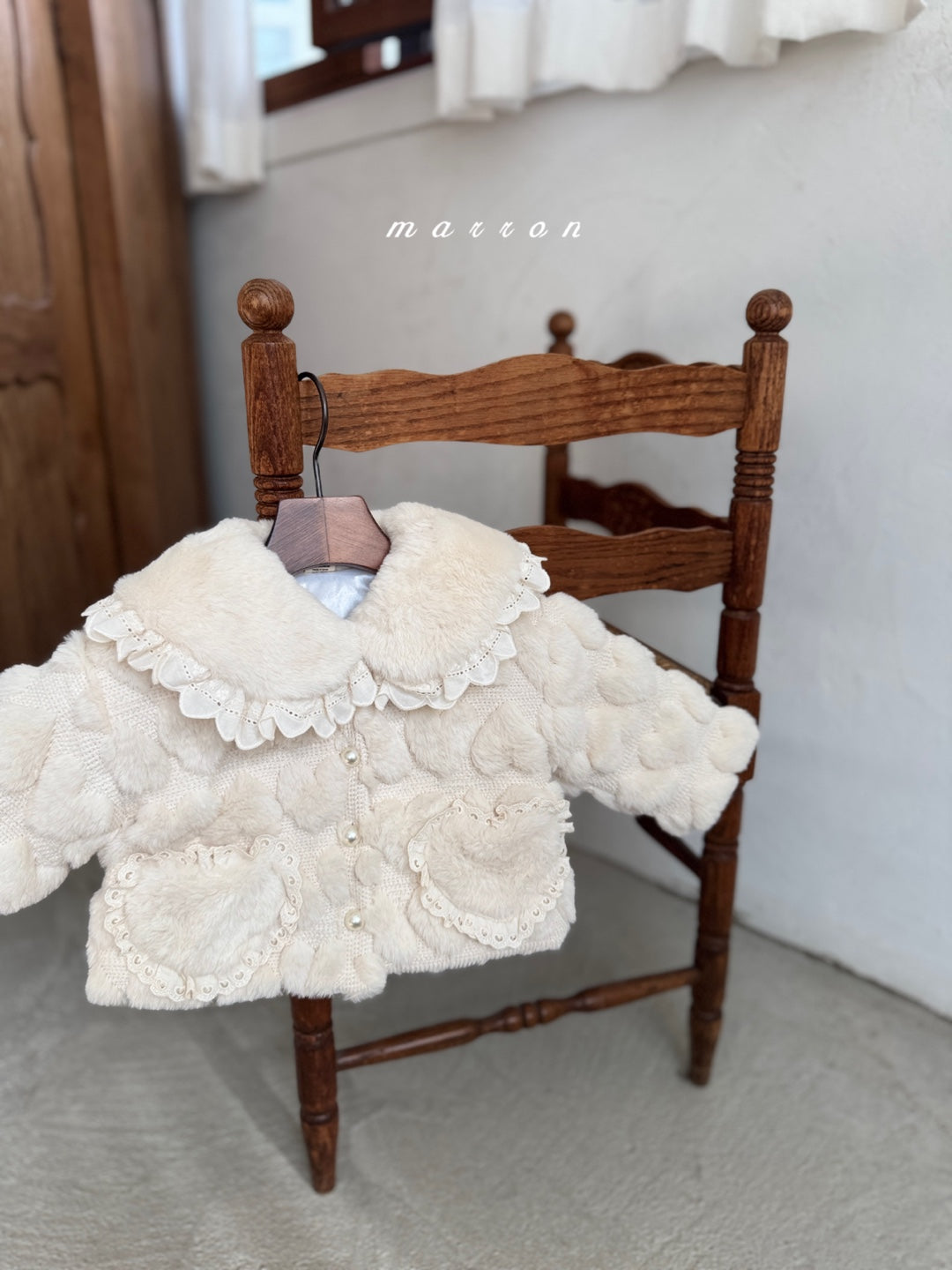 韓國童裝 25秋冬 | MA25422 HEART FUT JACKET (BABY & KIDS)