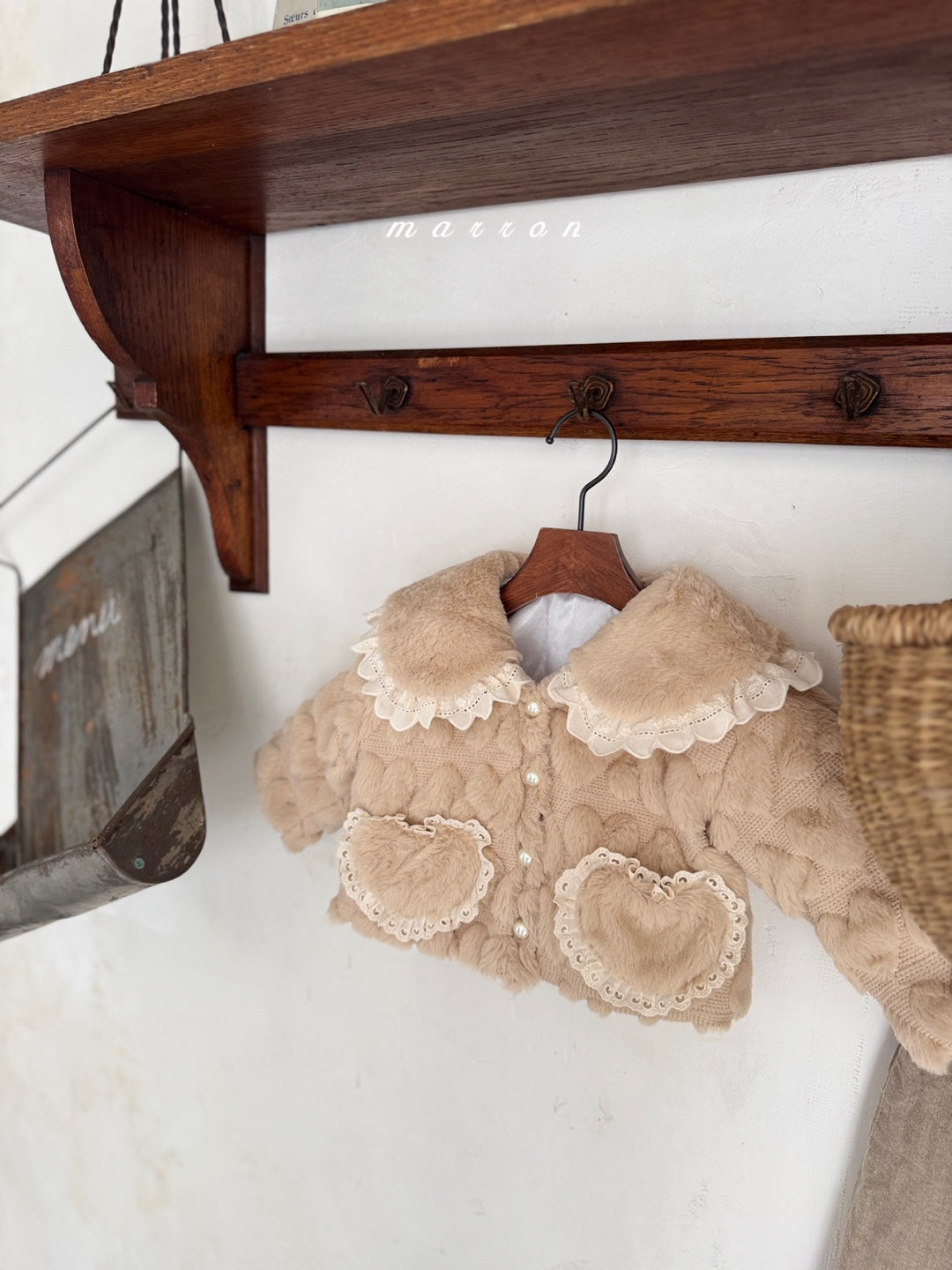 韓國童裝 25秋冬 | MA25422 HEART FUT JACKET (BABY & KIDS)