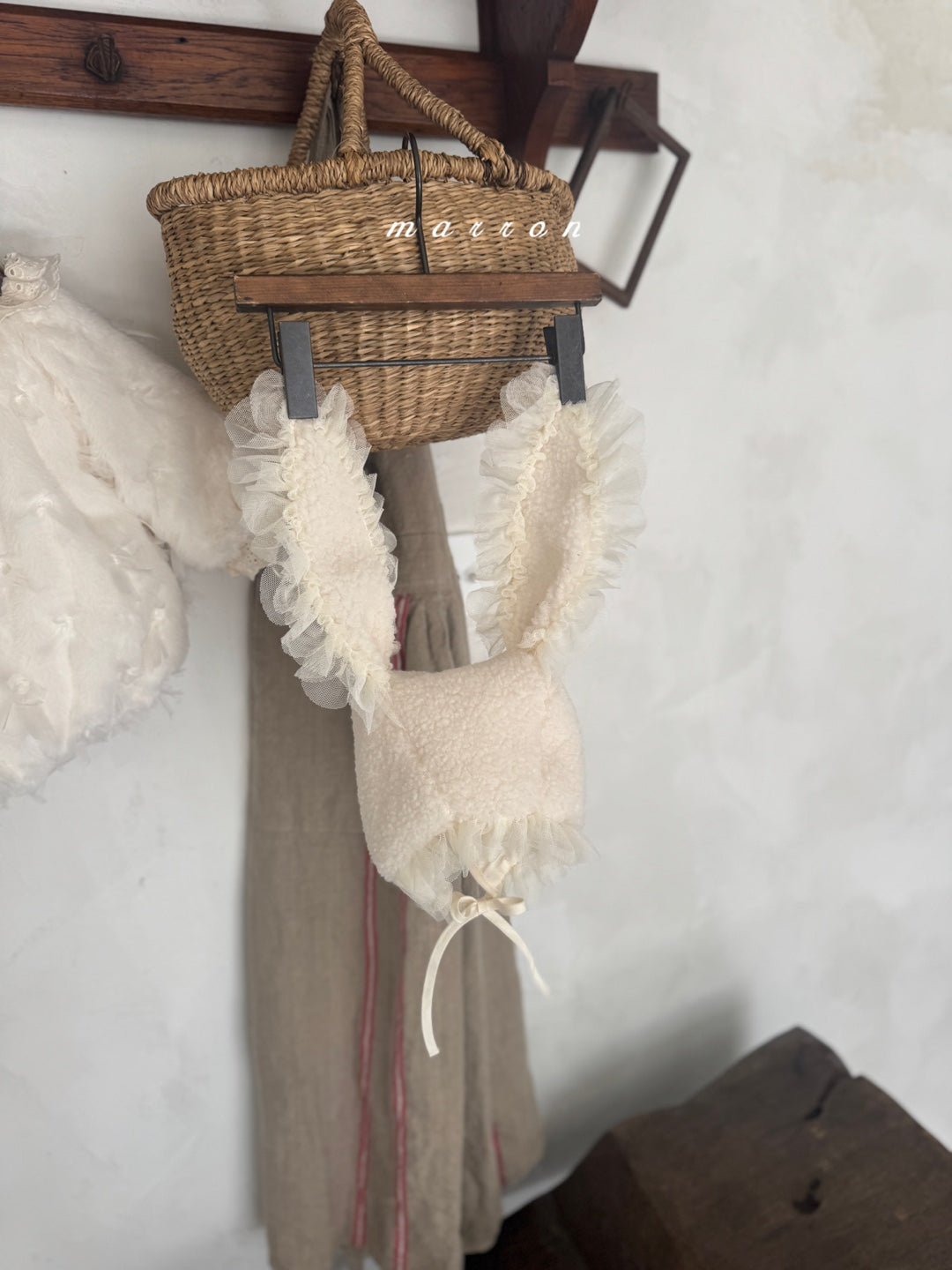 韓國童裝 25秋冬 | MA25418 RABBIT BONNET