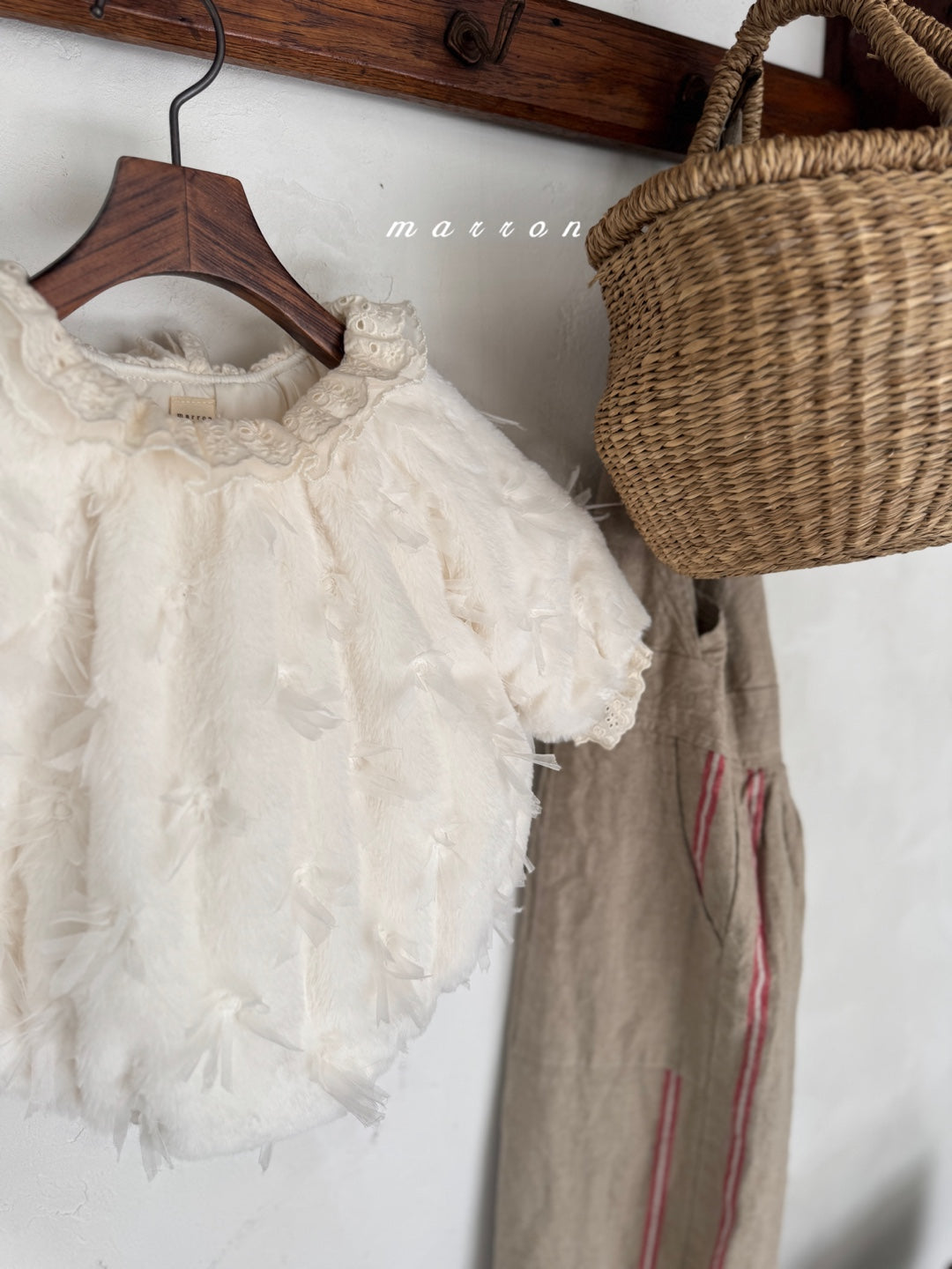 韓國童裝 25秋冬 | MA25409 LUNA FUR BABY SUIT