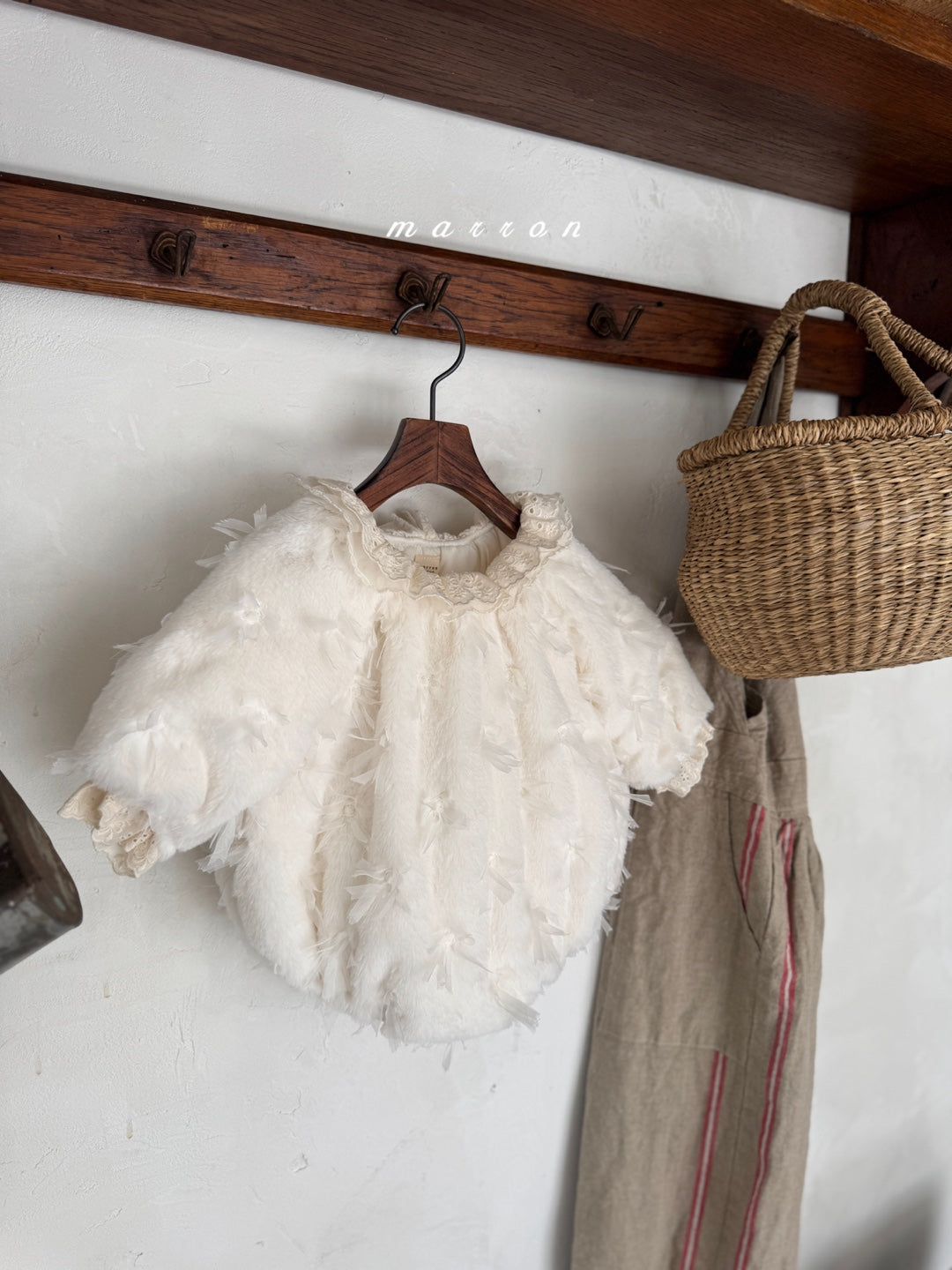 韓國童裝 25秋冬 | MA25409 LUNA FUR BABY SUIT