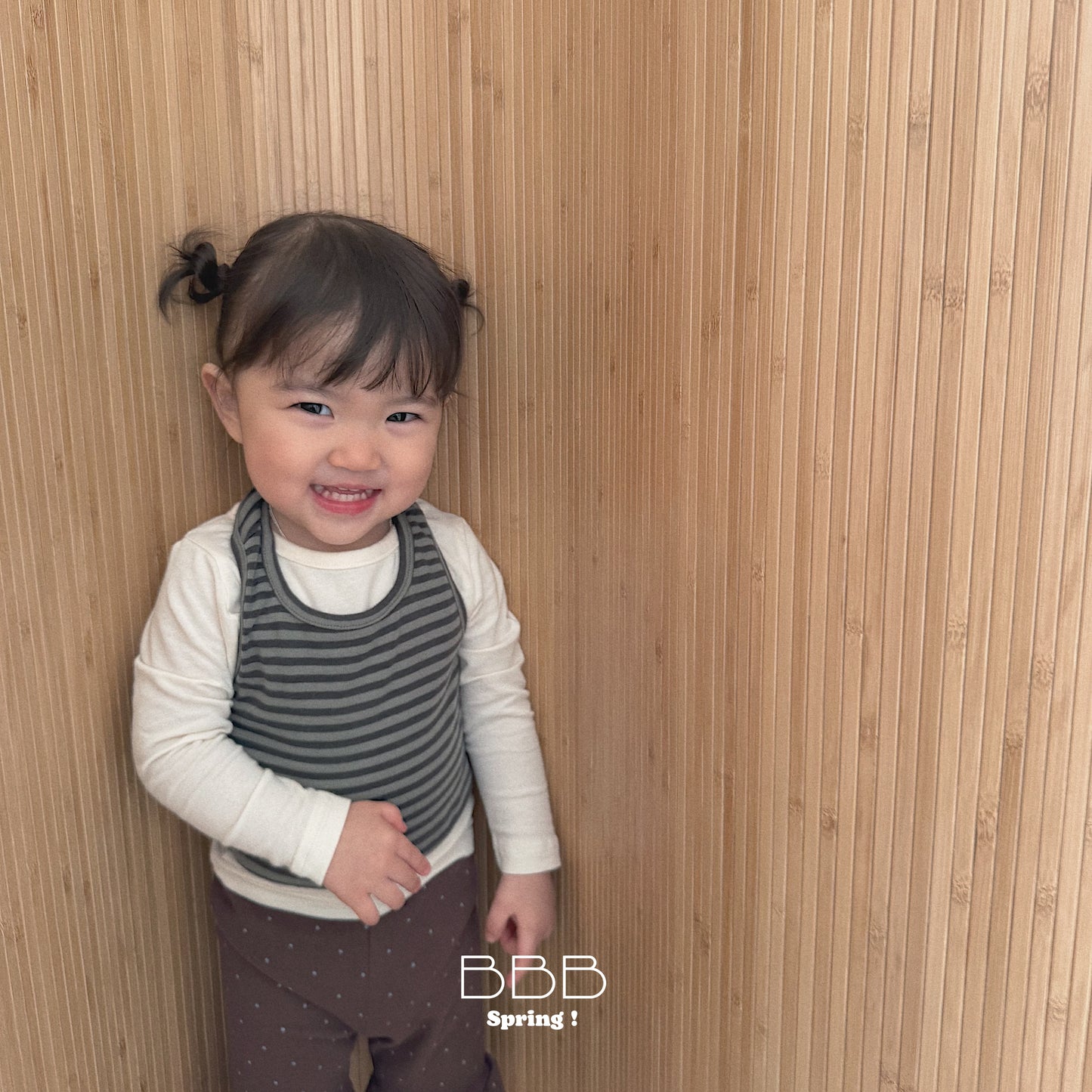 韓國童裝 26春 | BB20 Bebe Stripe Sleeveless (70-110cm)
