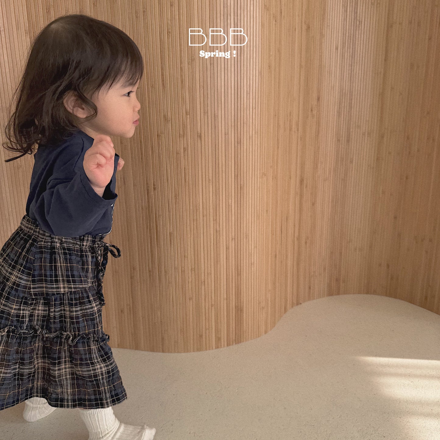 韓國童裝 26春 | BB30 Bebe Dot Dot Skirt (70-110cm)