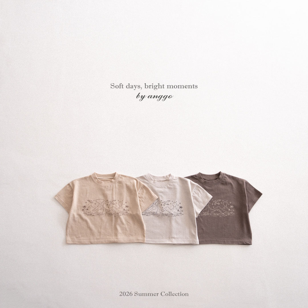 韓國童裝 26夏| AG02 Jurassic T-shirt (80-120cm)