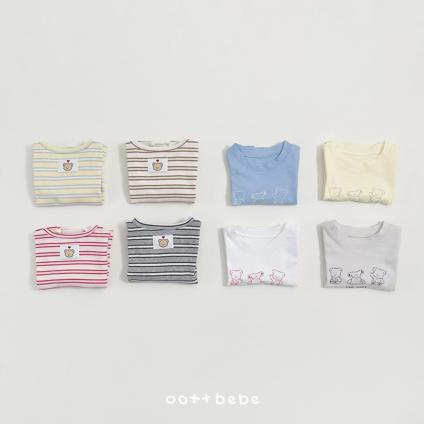 韓國童裝 26SS | OT11 Baby 1+1 Daily Tee Set (55-75cm)