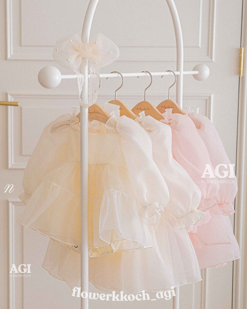 韓國童裝 26春 | OR28 Celine Organza Dress