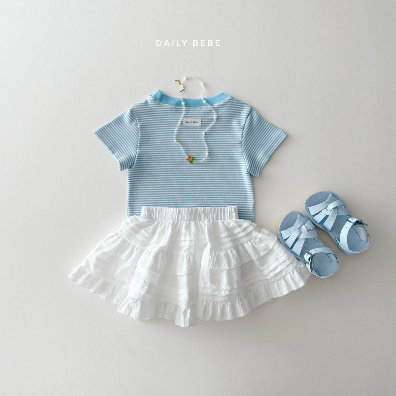 韓國童裝 26夏| DD14 Cozy Stripe Tee (75-140cm)