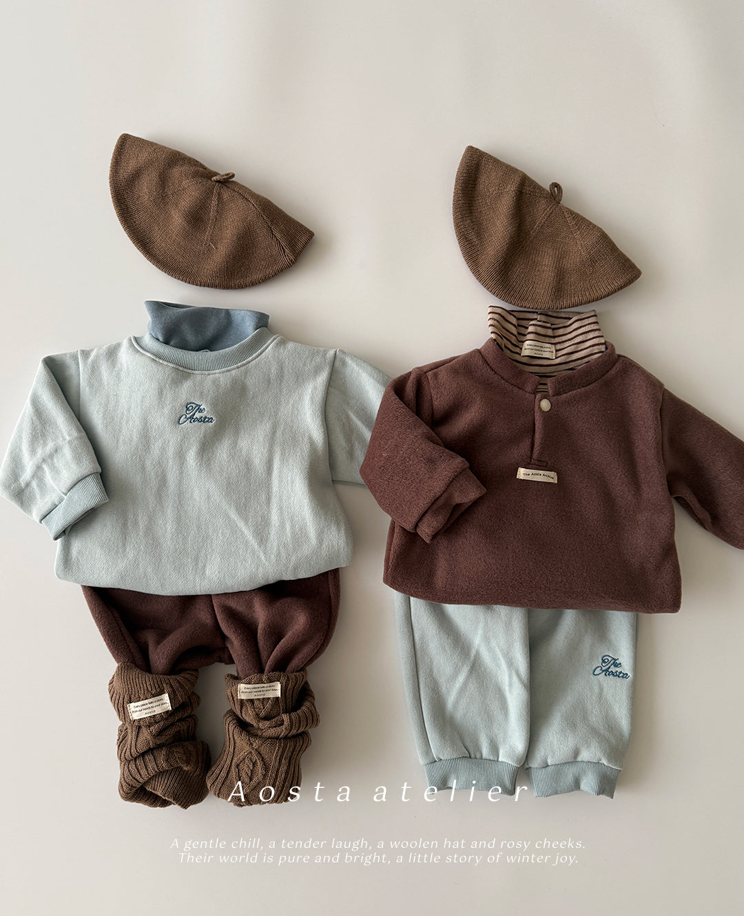 韓國童裝 25秋冬 | AO25444 Winter Sweatshirt