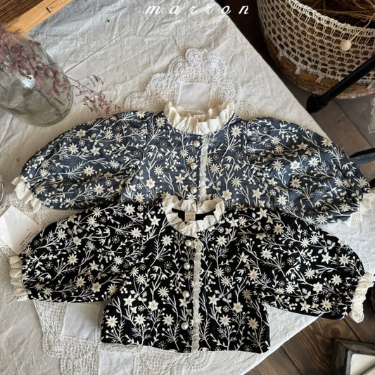 韓國童裝 26春  | MA26102 Floral Jacket