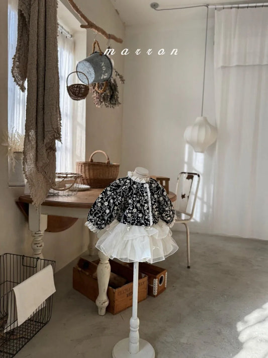 韓國童裝 26春  | MA26102 Floral Jacket