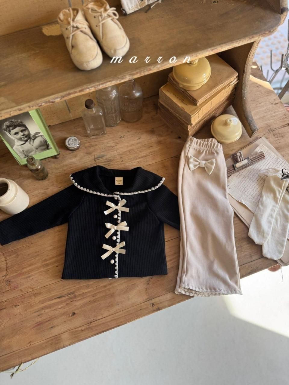 韓國童裝 26春  | MA Fafa's pick - Ribbon Set (3-set)