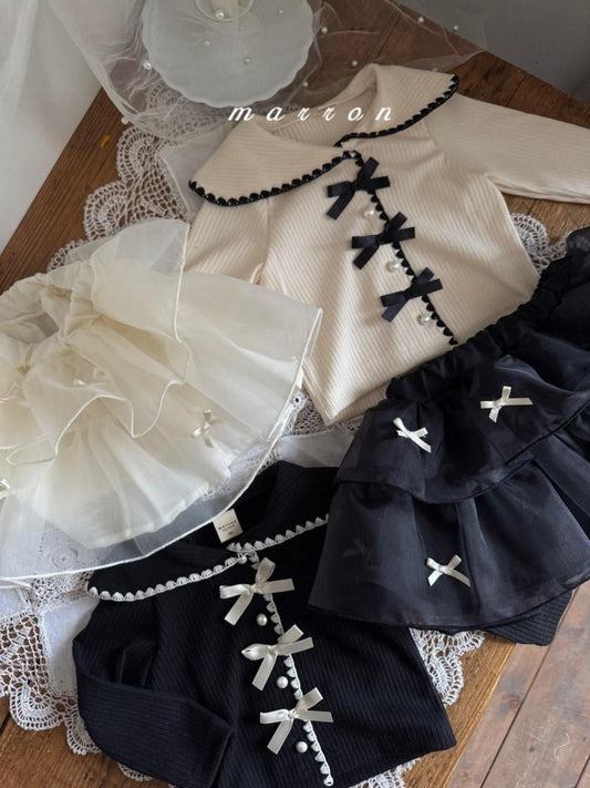 韓國童裝 26春  | MA Fafa's pick - Ribbon Set (with Skirt)