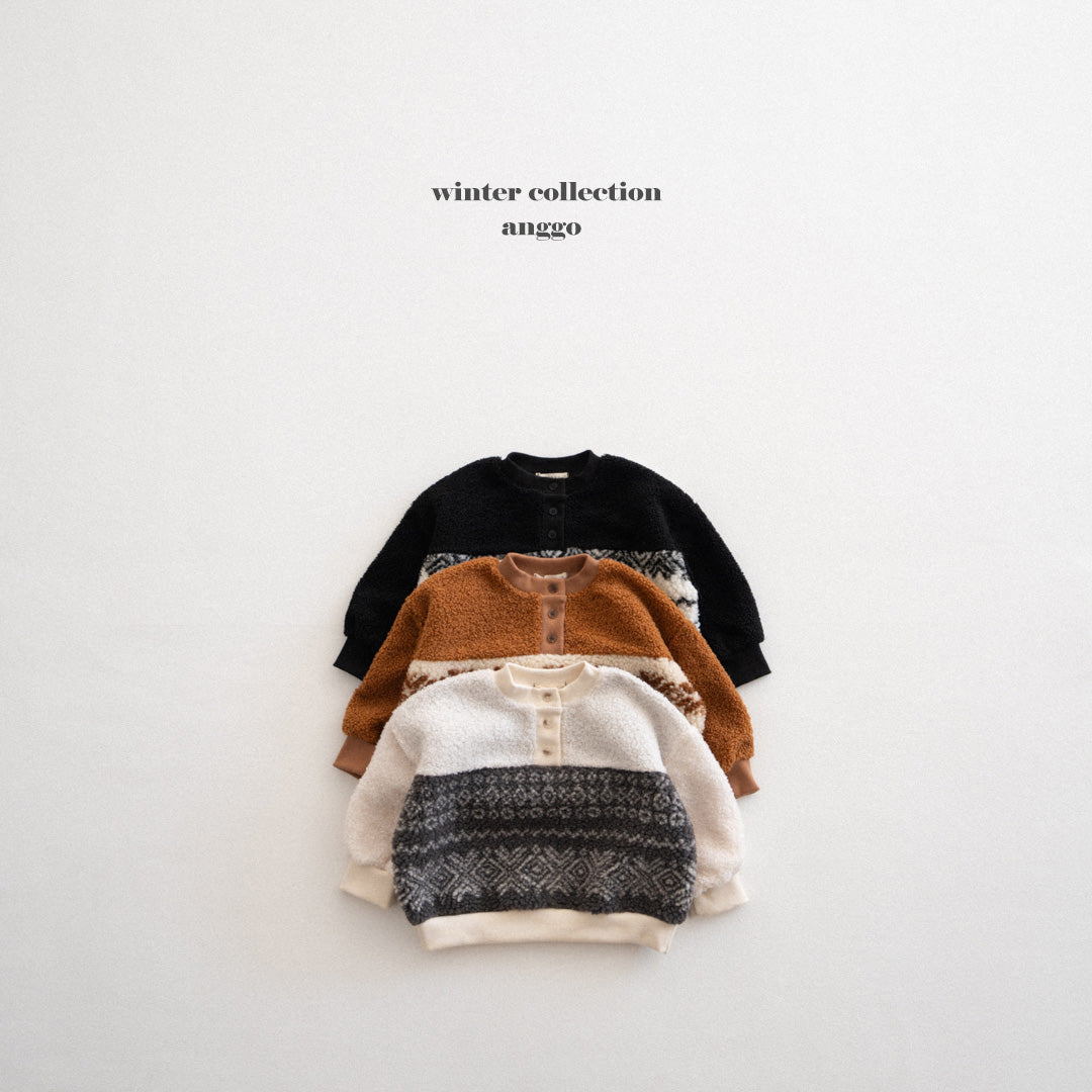 \限時預購/ 韓國童裝  AG25237 Pecan Sweatshirt