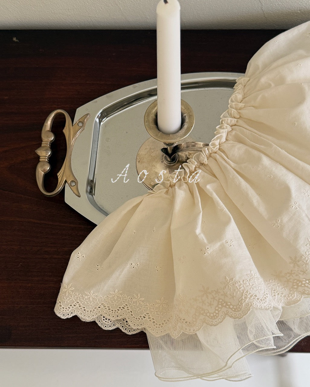 韓國童裝 26秋| AO19 Lace Skirt 裙子 (FREE)