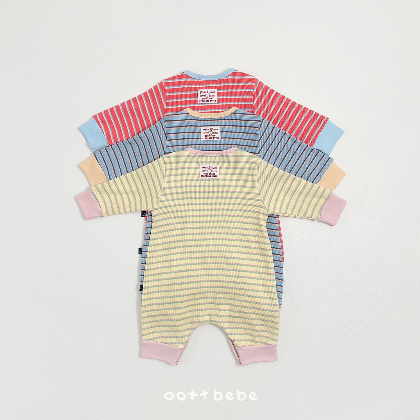 韓國童裝 26SS | OT05 Apollo Stripe Baby Suit (55-75cm)