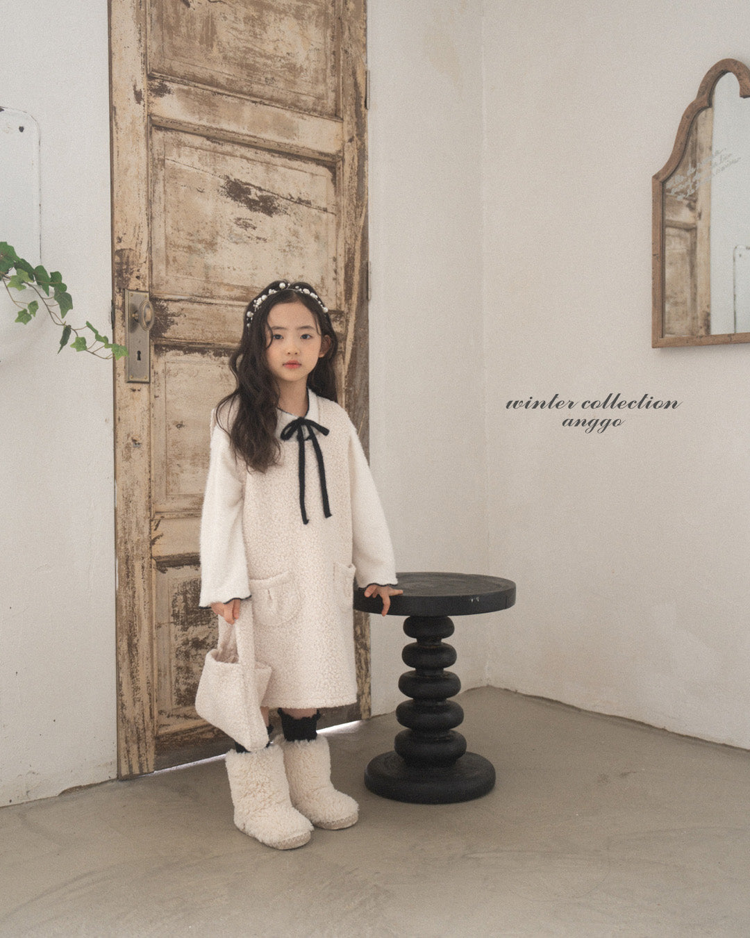 \限時預購/ 韓國童裝  AG25233 Yogurt Dress