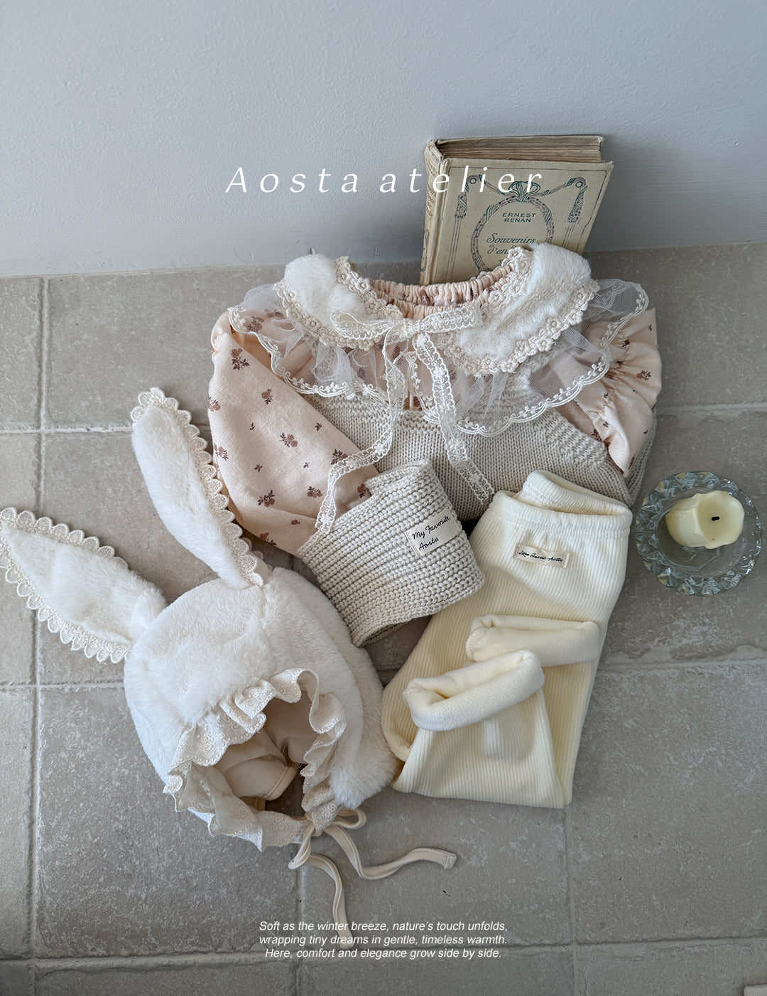 韓國童裝 25秋冬 | AO25459 Rabbit Hat