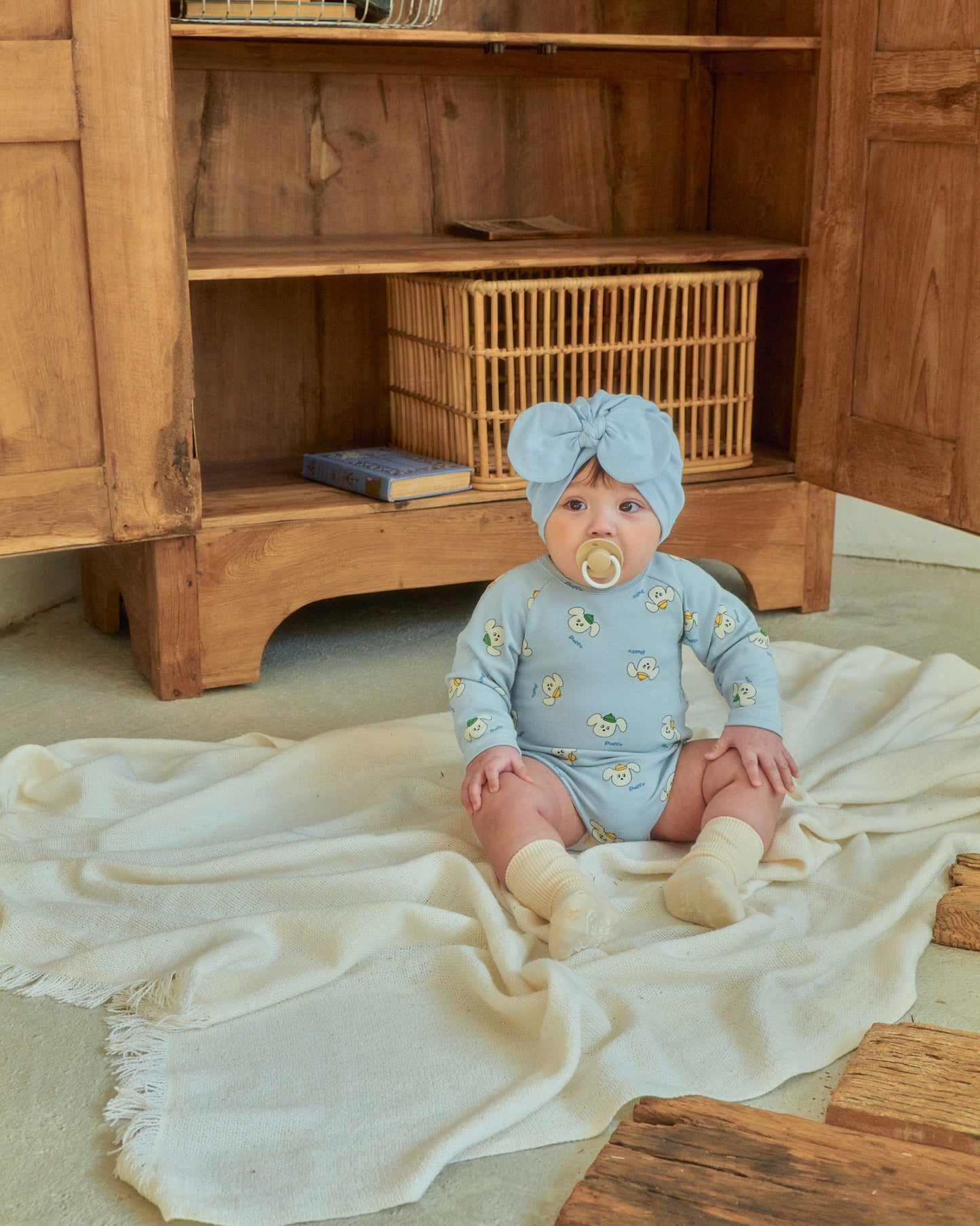 韓國童裝 26SS | OT01 Picnic Baby Suit and Leggings Set (55-75cm)